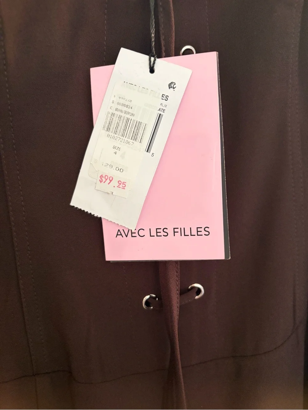 Avec Les Filles spaghetti straps
